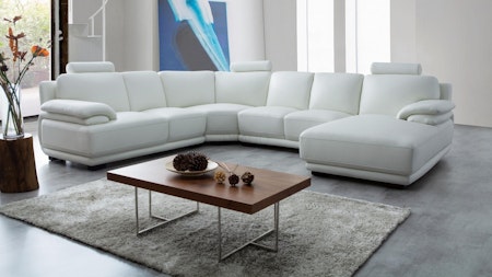 Juliet Leather Modular Lounge Option A
