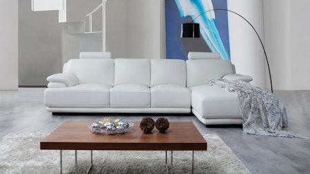 Juliet Leather Chaise Lounge Option C