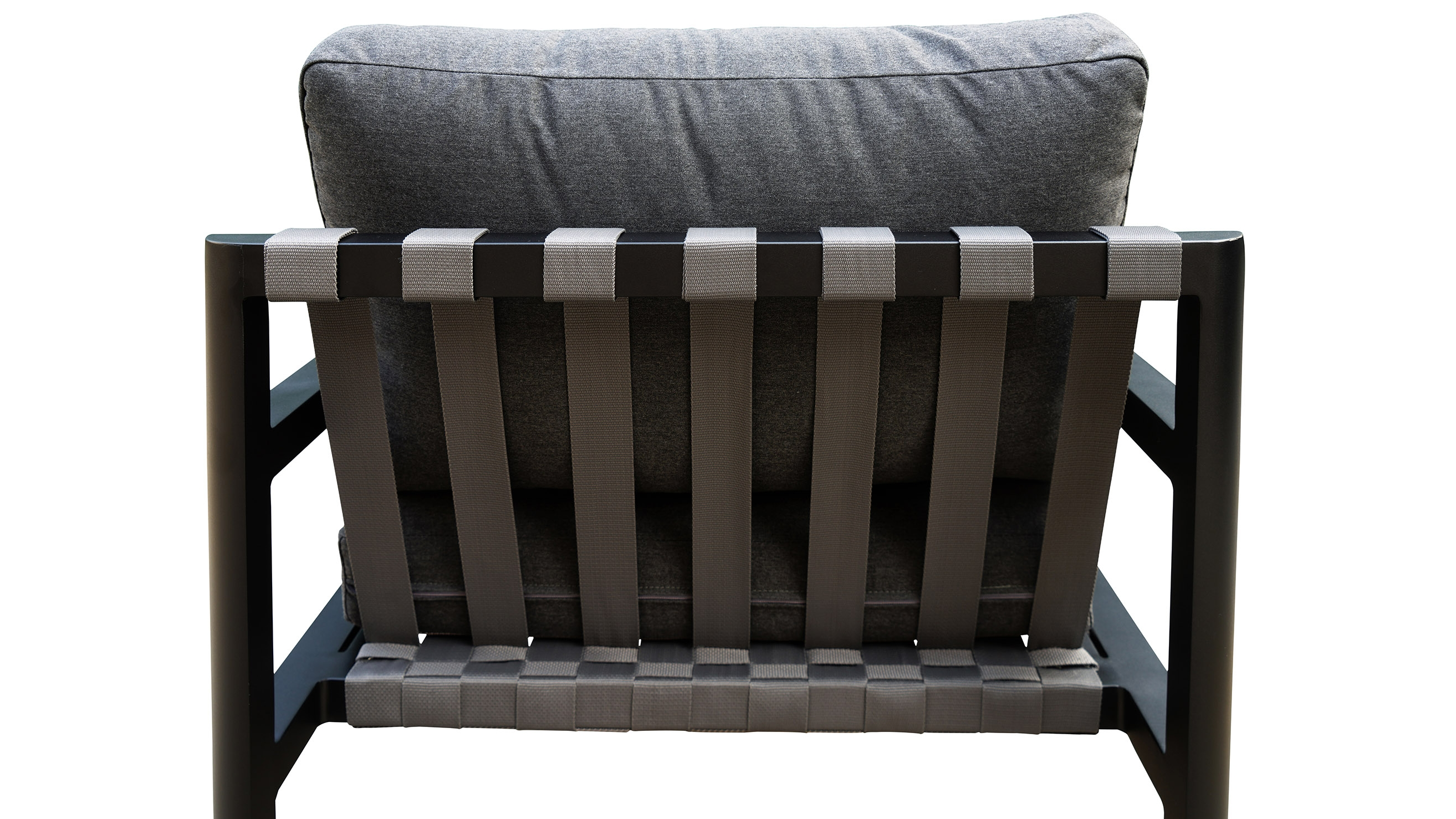 Manly Black Outdoor Sofa Suite 2 + 1 + 1 With Coffee Table 8 Thumbnail