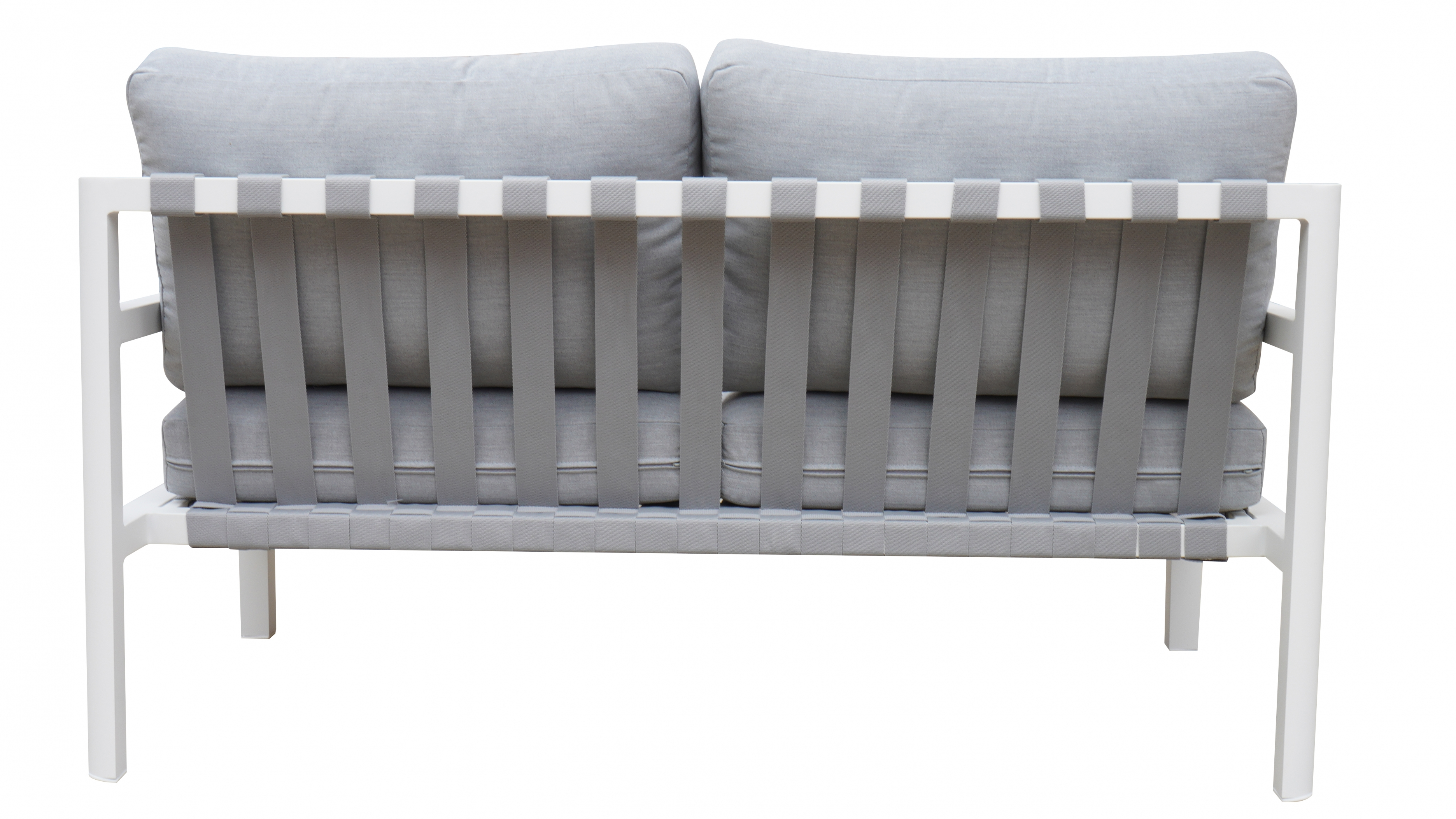 Manly White Outdoor Two Seat Sofa 11 Thumbnail