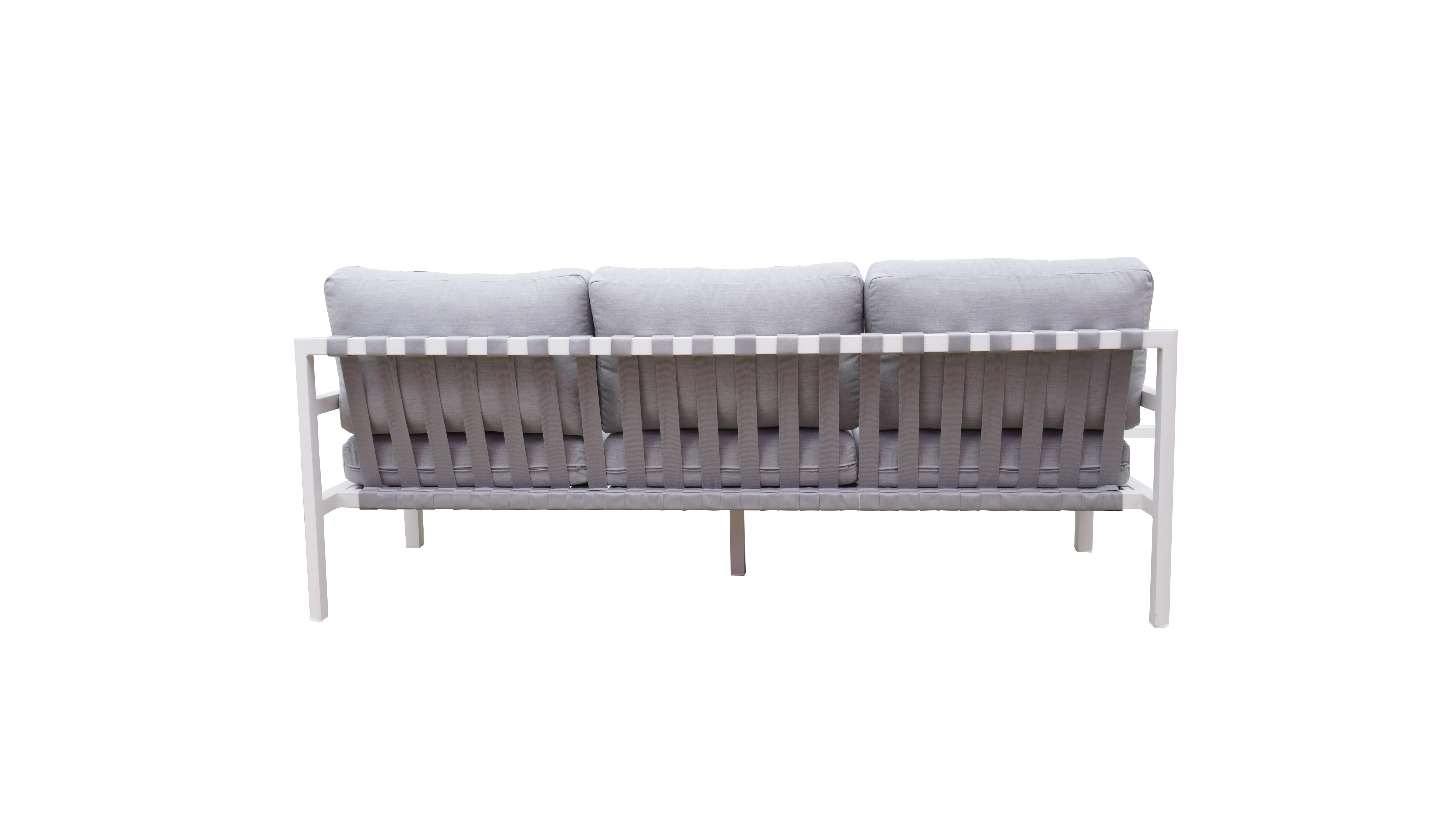 Manly White Outdoor Three Seat Sofa 11 Thumbnail