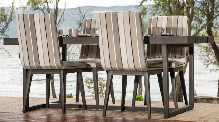 Elite 7-piece Outdoor Aluminium Dining Set With Kroes Chairs