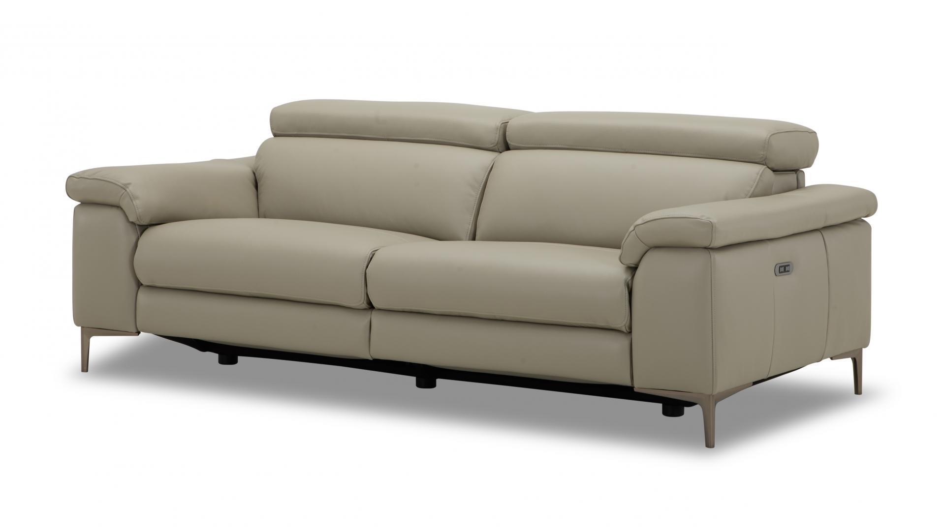 Carlisle Leather Three Seat Sofa Power Recliner 5 Thumbnail