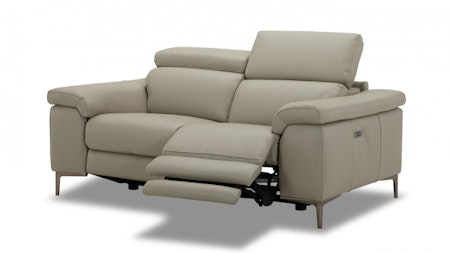 Carlisle Leather Two Seat Sofa Power Recliner