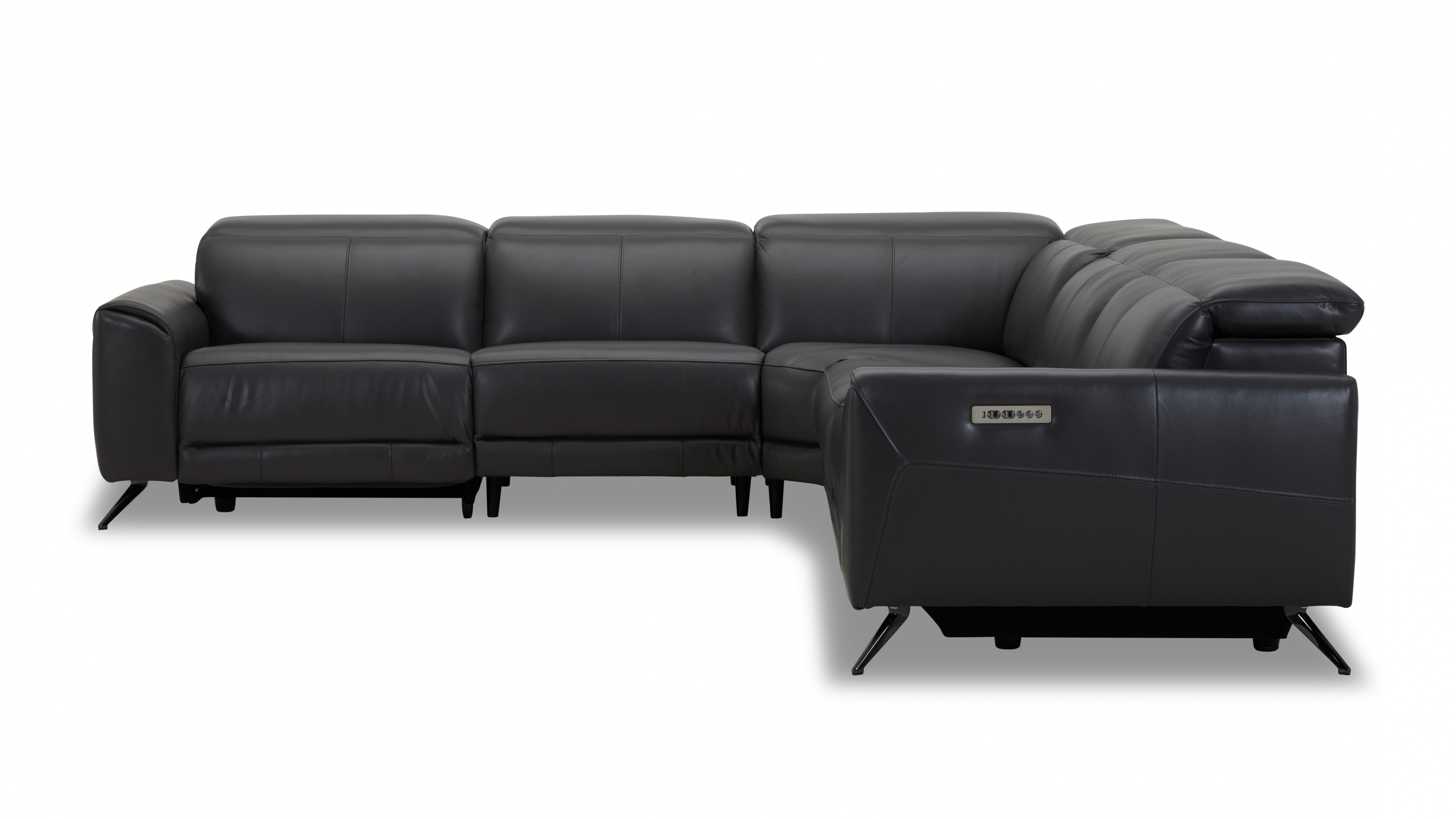 Dover Leather Recliner Corner Lounge Option A 6 Thumbnail