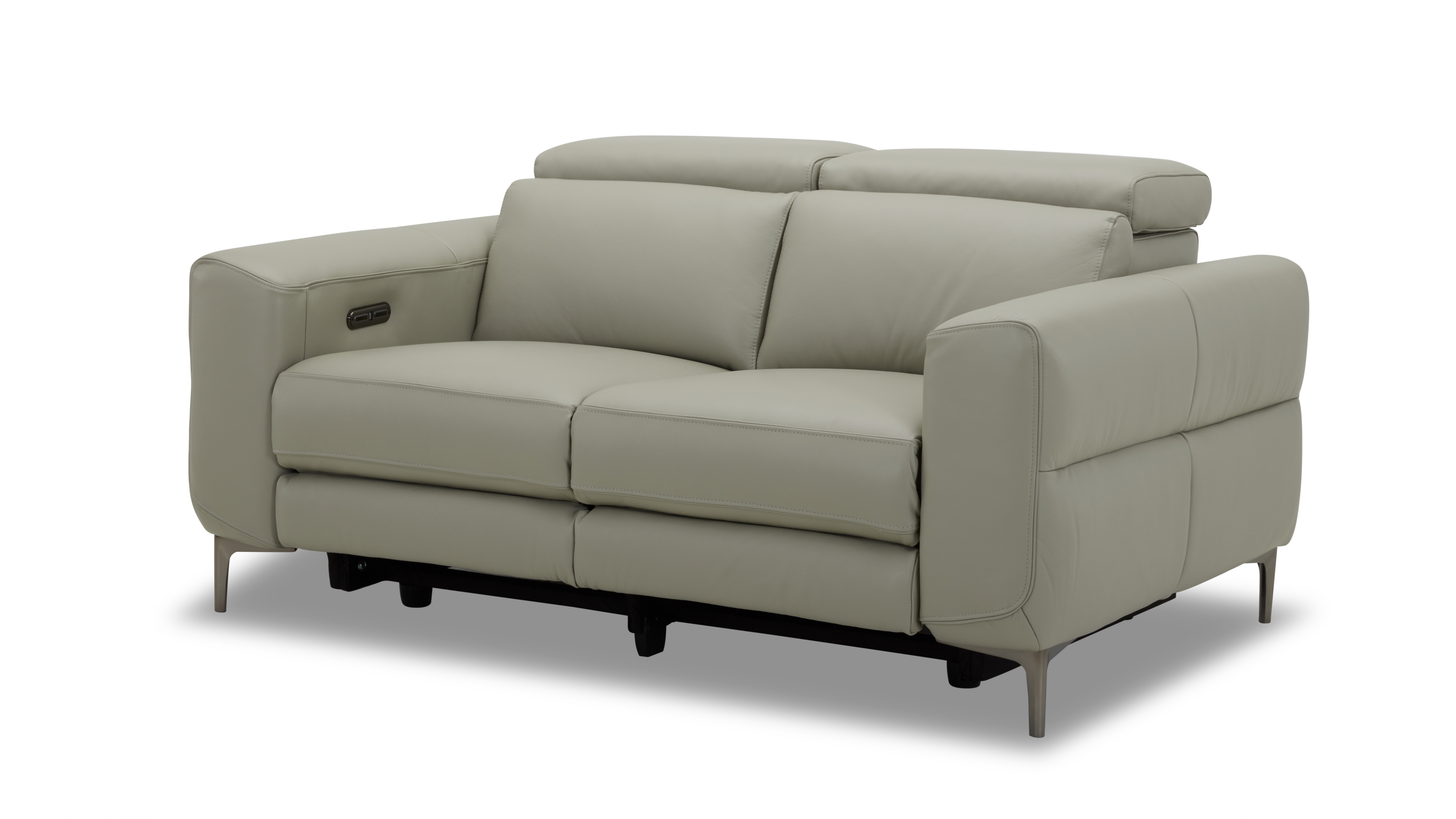 Osten Leather Two Seat Sofa Power Recliner, Power Headrest 6 Thumbnail