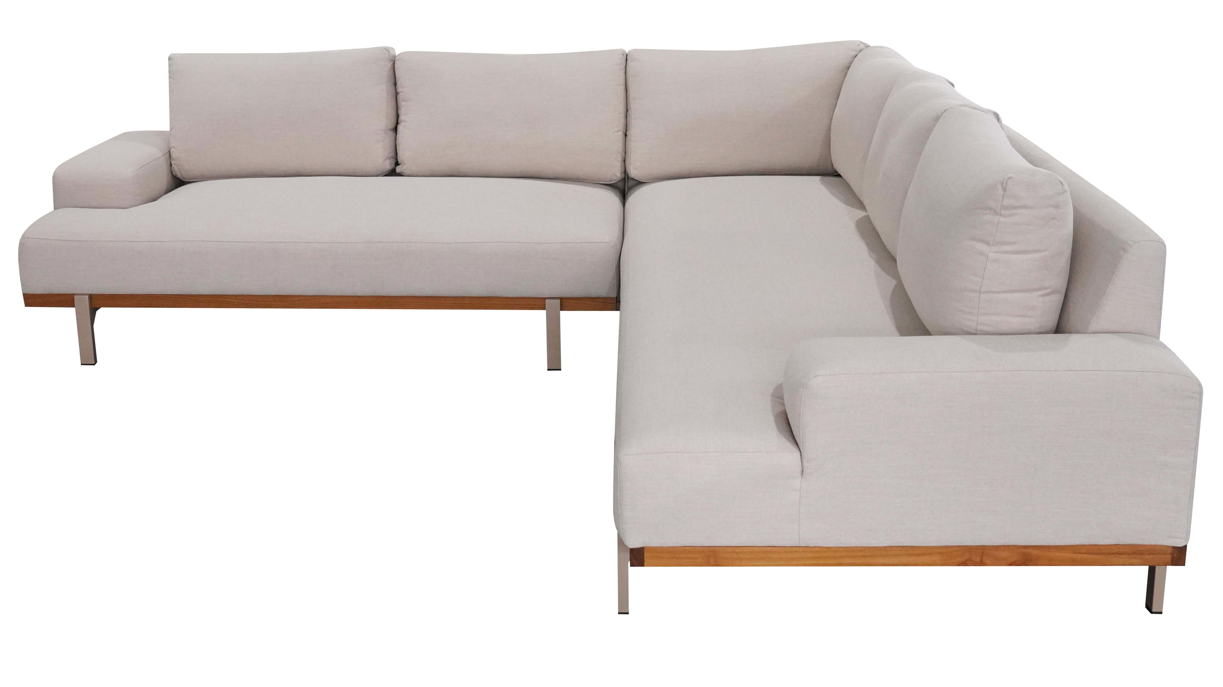 Sorrento Outdoor Fabric Corner Lounge 2 Thumbnail