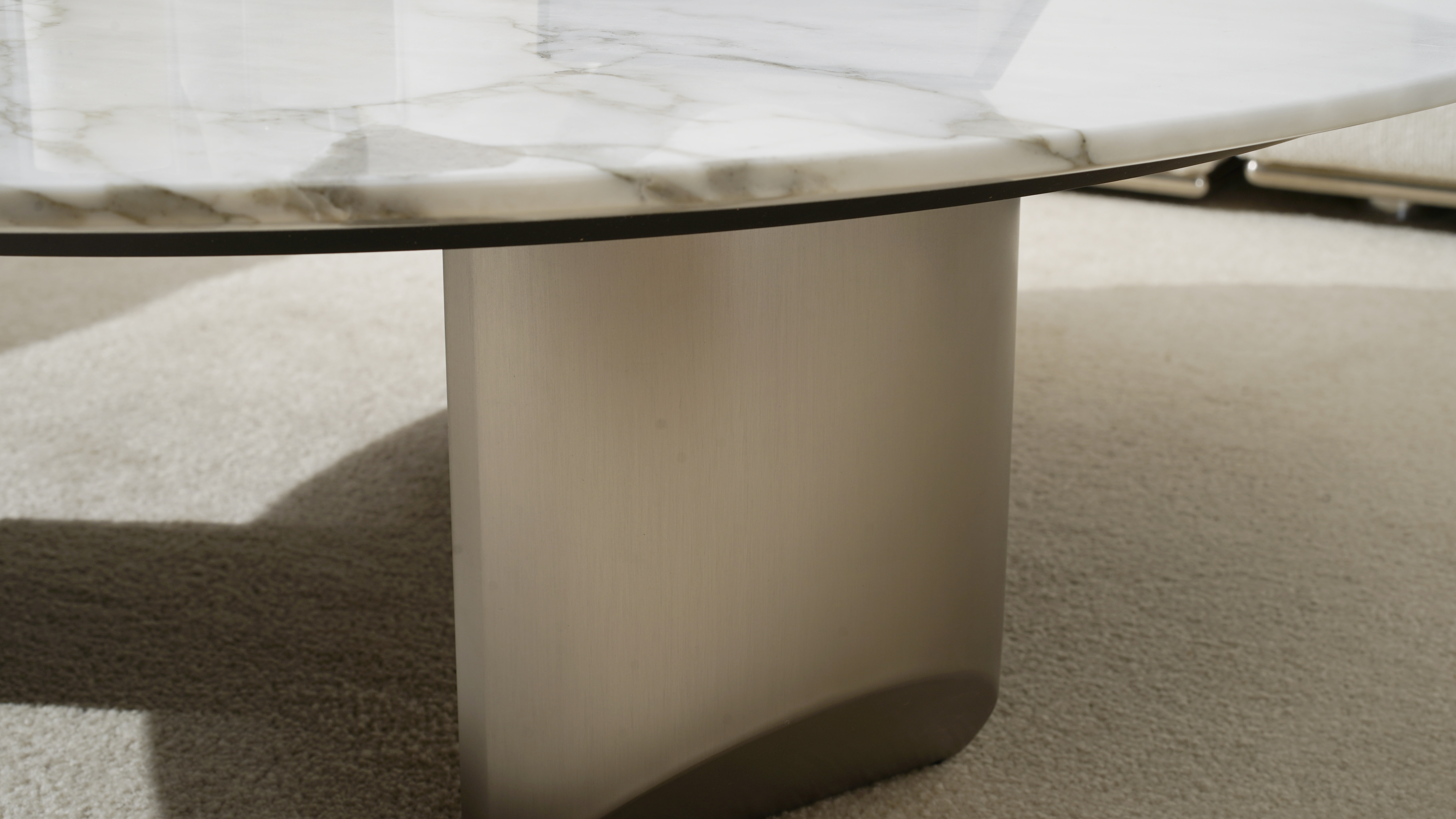 Toscano White Marble Coffee Table 6 Thumbnail