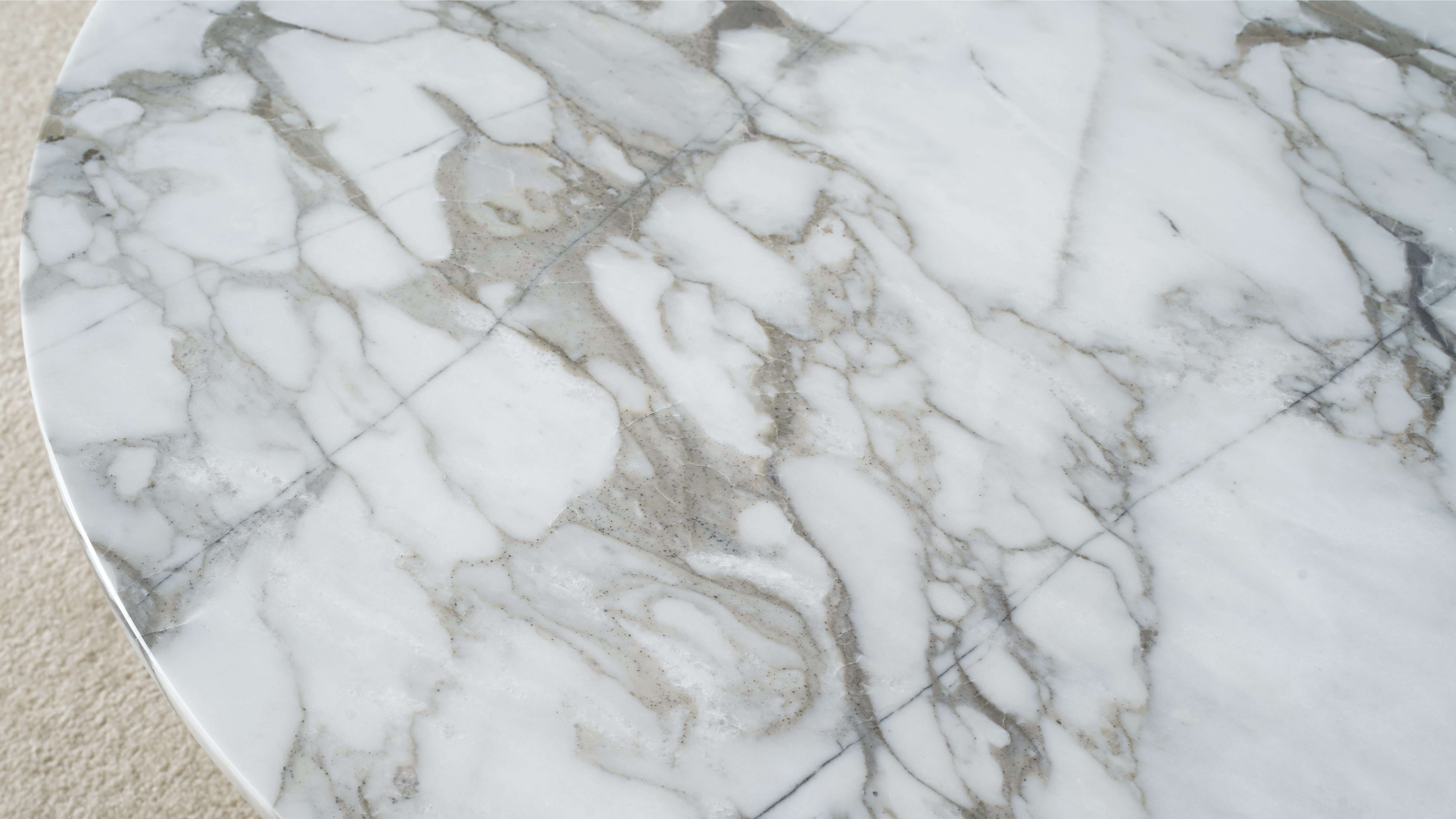 Toscano White Marble Coffee Table 6 Thumbnail