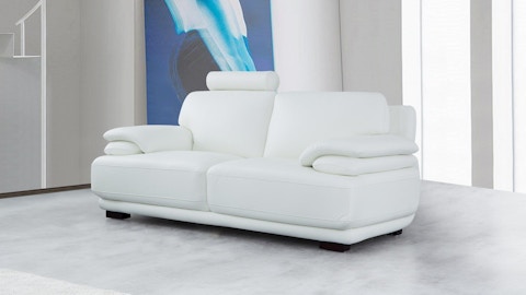 Juliet Leather Two Seat Sofa 1 Thumbnail