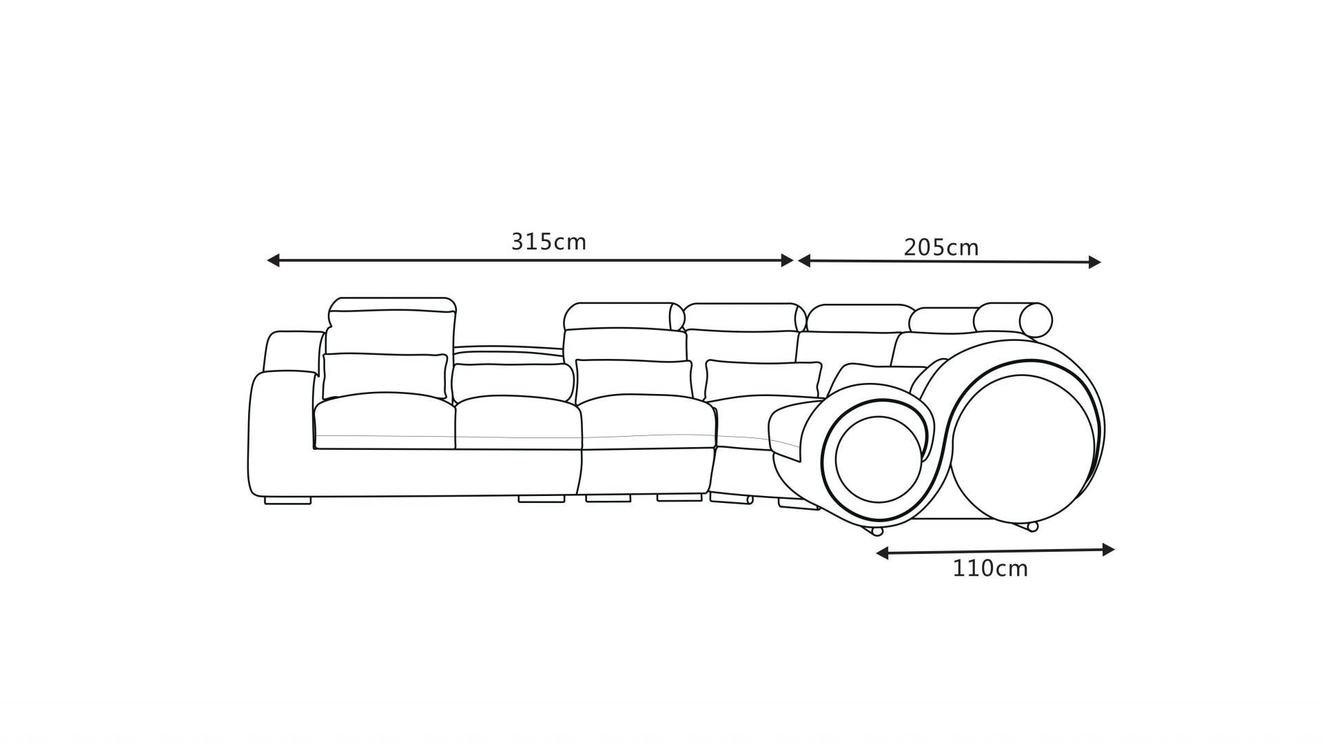 Unwind Leather Corner Lounge Option F Lounge Life