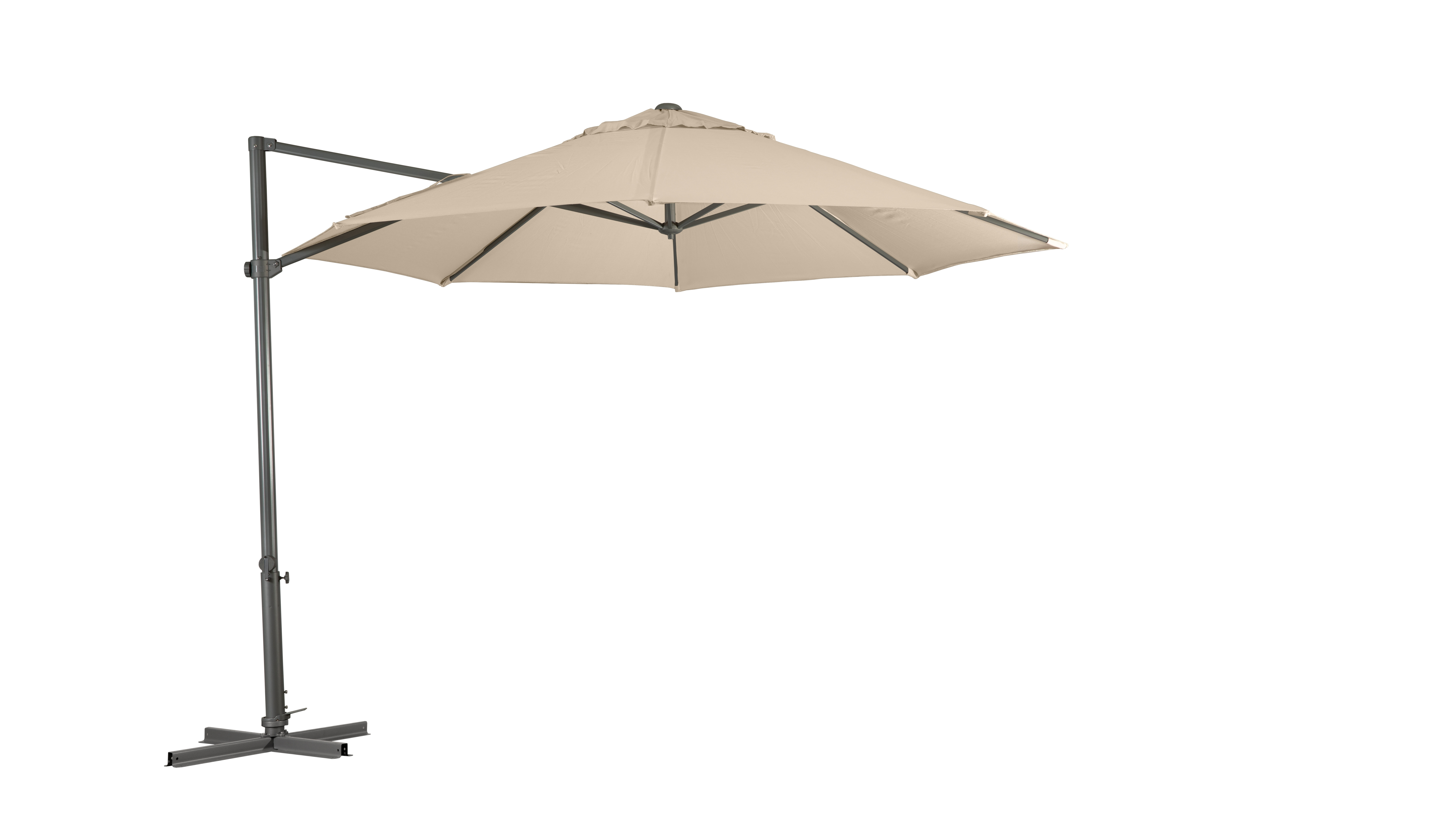 Shelta Pandanus Sandstone Outdoor Cantilever Umbrella 3 Thumbnail