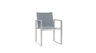 Element Outdoor Stainless Steel Dining Chair Set of Two