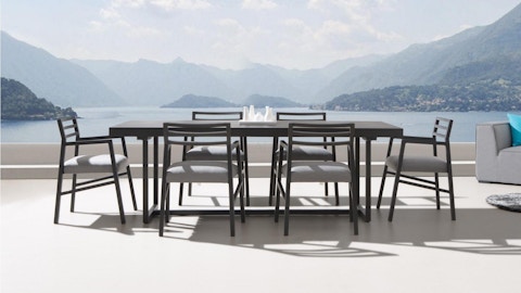 Elite 7-piece Outdoor Aluminium Dining Set With Blaze Chairs 3