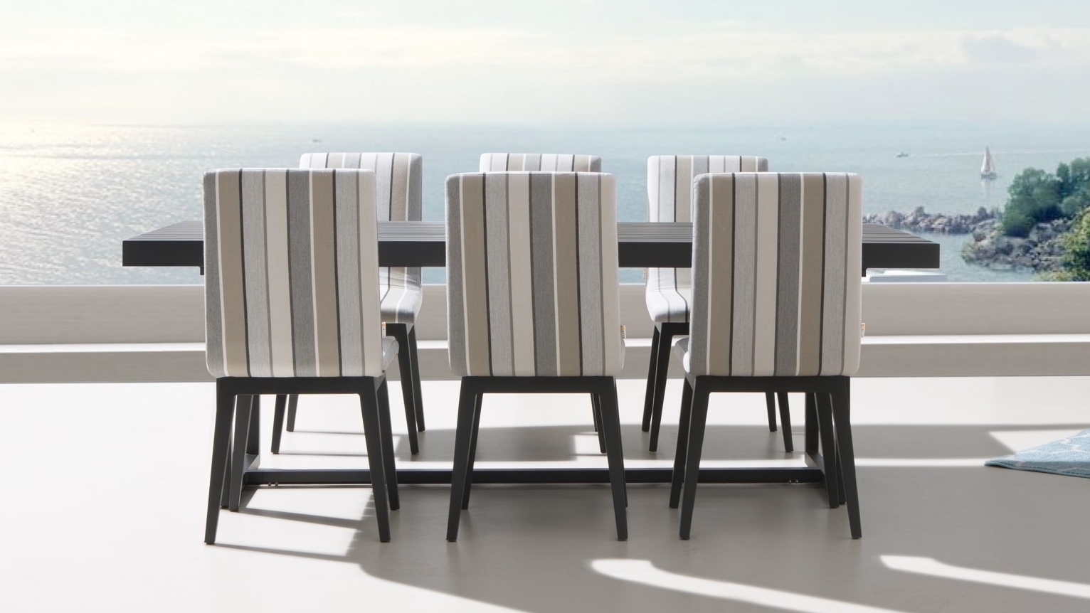 Elite 7-piece Outdoor Aluminium Dining Set With Kroes Chairs 5 Thumbnail