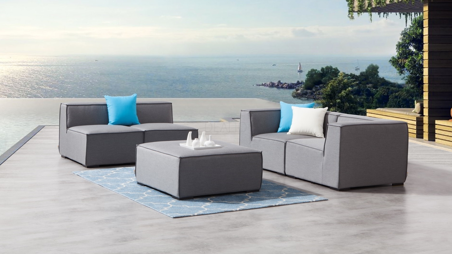 Toft Five Ways Outdoor Fabric Lounge System 14 Thumbnail