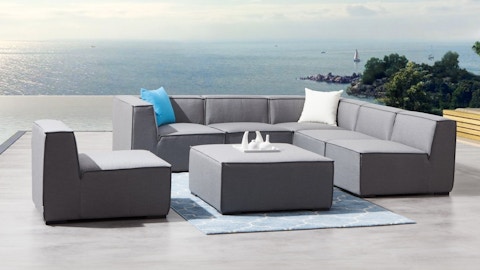 Toft Seven Ways Outdoor Fabric Lounge System 16