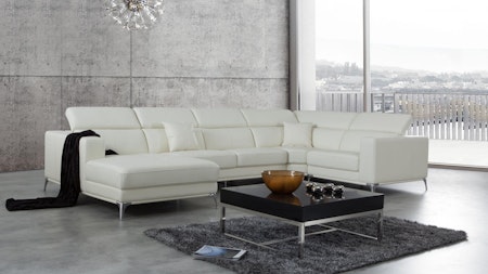 Club Leather Modular Lounge Option C