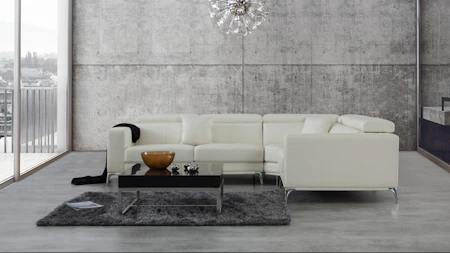 Club Leather Corner Lounge Option E