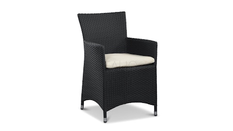 Letizia Outdoor Wicker Dining Chair Set Of Two 1