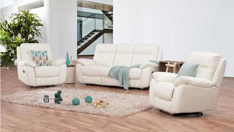 Berkeley Leather Recliner Sofa Suite 3 + 1 + 1 4 Thumbnail