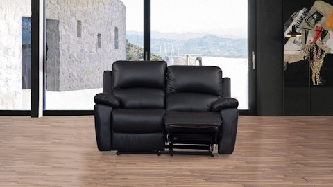 Lincoln Leather Recliner Two Seater Sofa 2 Thumbnail