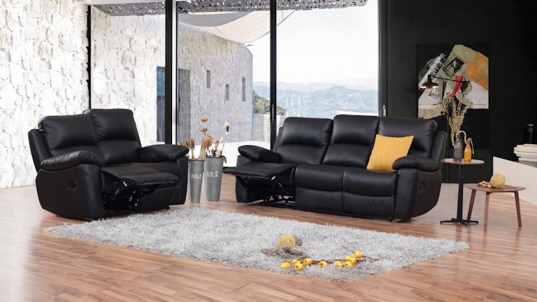 Lincoln Leather Recliner Sofa Suite 3 + 2