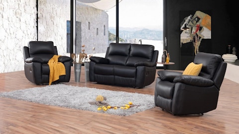 Lincoln Fabric Recliner Sofa Suite 2 + 1 + 1 3
