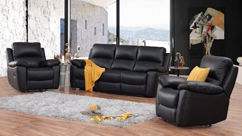 Lincoln Fabric Recliner Sofa Suite 3 + 1 + 1 3
