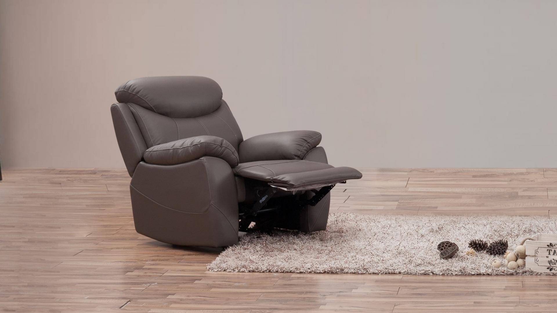 Brighton Fabric Recliner Armchair 3 Thumbnail