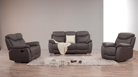 Brighton Fabric Recliner Sofa Suite 3 + 2 + 1 6 Thumbnail
