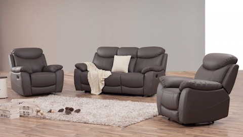 Brighton Fabric Recliner Sofa Suite 3 + 1 + 1 2