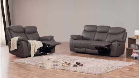 Brighton Leather Recliner Sofa Suite 3 + 2