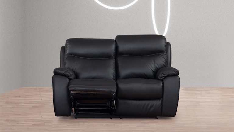 Balmoral Leather Recliner Two Seater Sofa