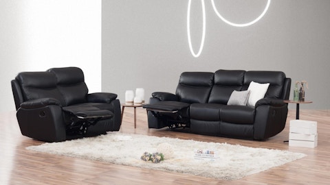 Balmoral Leather Recliner Sofa Suite 3 + 2 4 Thumbnail