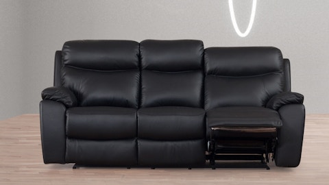Balmoral Leather Recliner Three Seater Sofa 2 Thumbnail