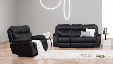 Balmoral Leather Recliner Sofa Suite 3 + 2 2