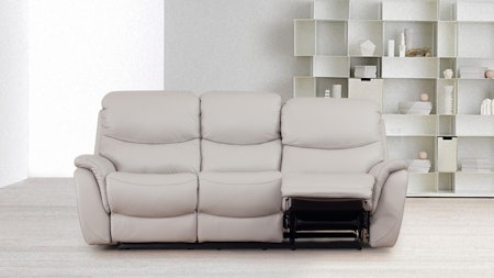 Richmond Leather Recliner Three Seat Sofa