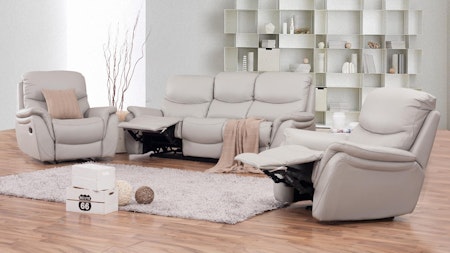 Richmond Leather Recliner Sofa Suite 3 + 1 + 1