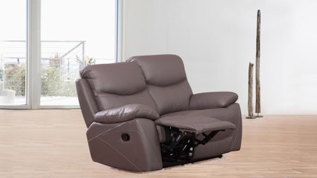 Chelsea Leather Recliner Two Seat Sofa