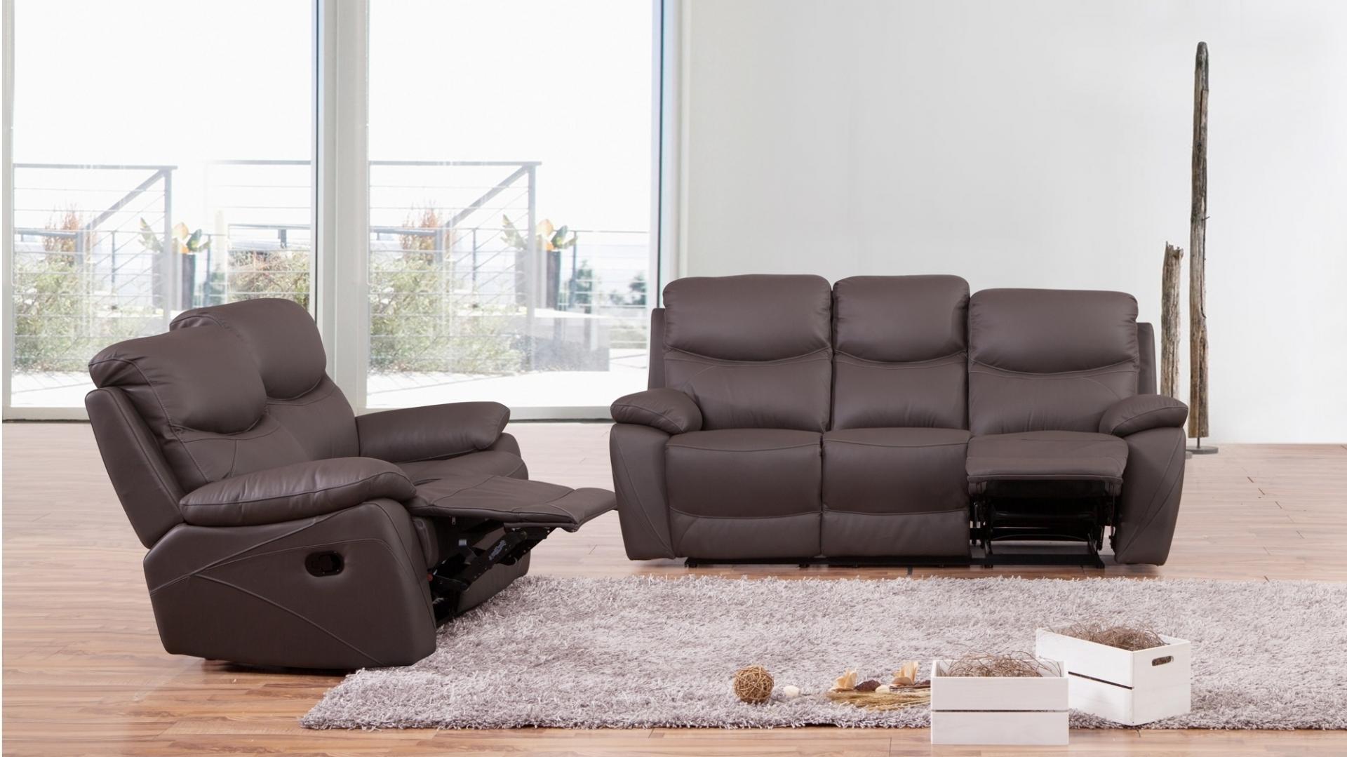 Chelsea Leather Recliner Sofa Suite 3 + 2 3 Thumbnail