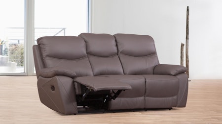 Chelsea Leather Recliner Three Seat Sofa