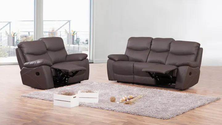 Chelsea Leather Recliner Sofa Suite 3 + 2