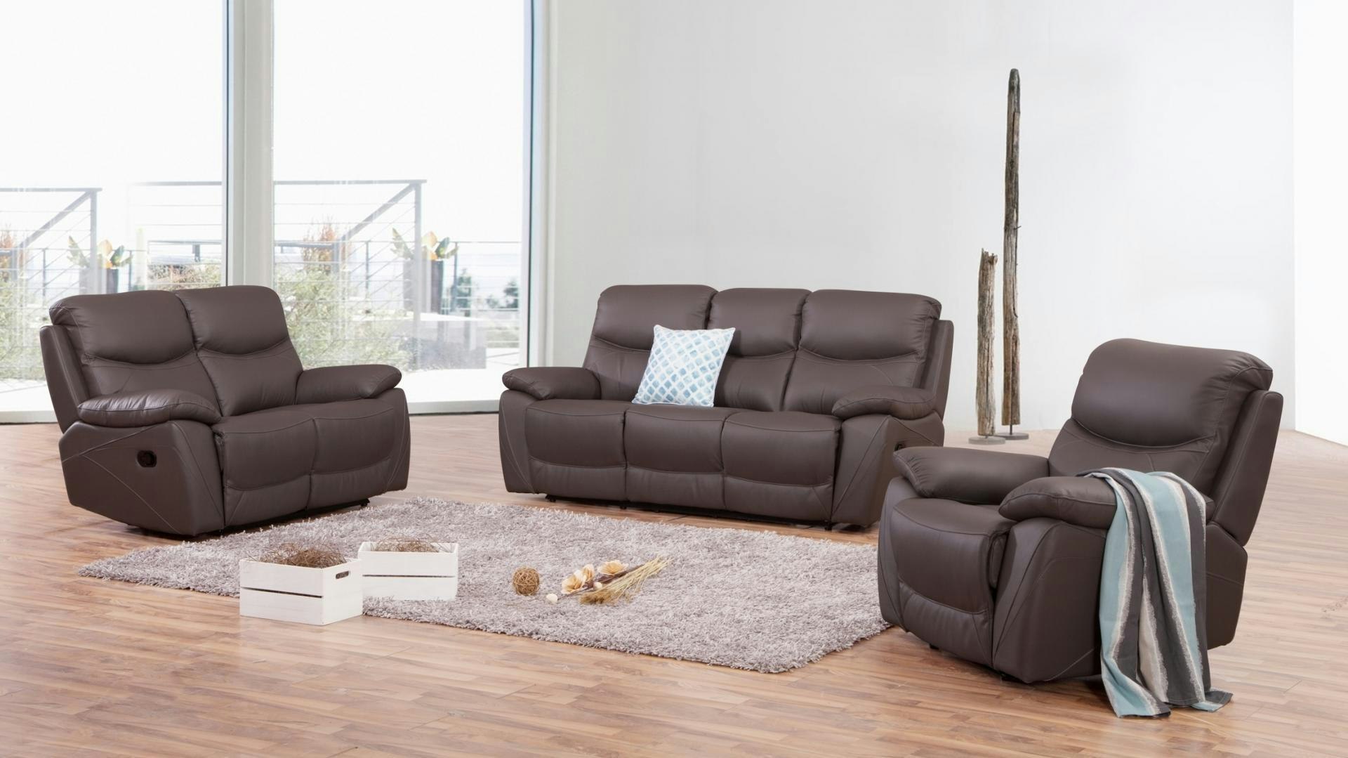 Chelsea Leather Recliner Sofa Suite 3 + 2 + 1 - Lounge Life