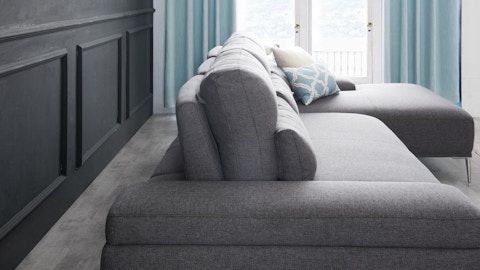 Karina Motion Sofa Fabric Chaise Lounge Ash 9 Thumbnail