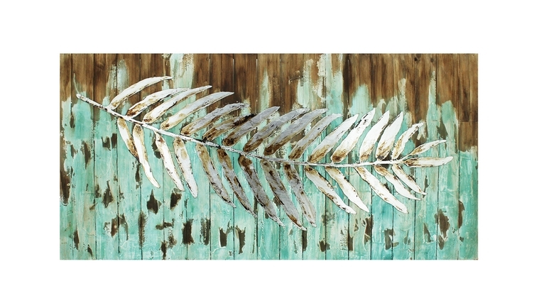 Wood & Metal Leaf Painting 1 Thumbnail