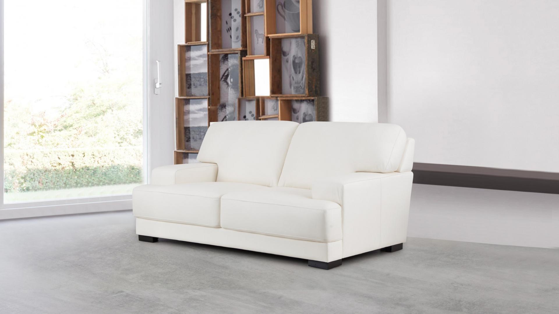 Volante Leather Two Seat Sofa 5 Thumbnail