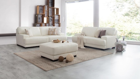 Volante Leather Sofa Suite 3 + 2