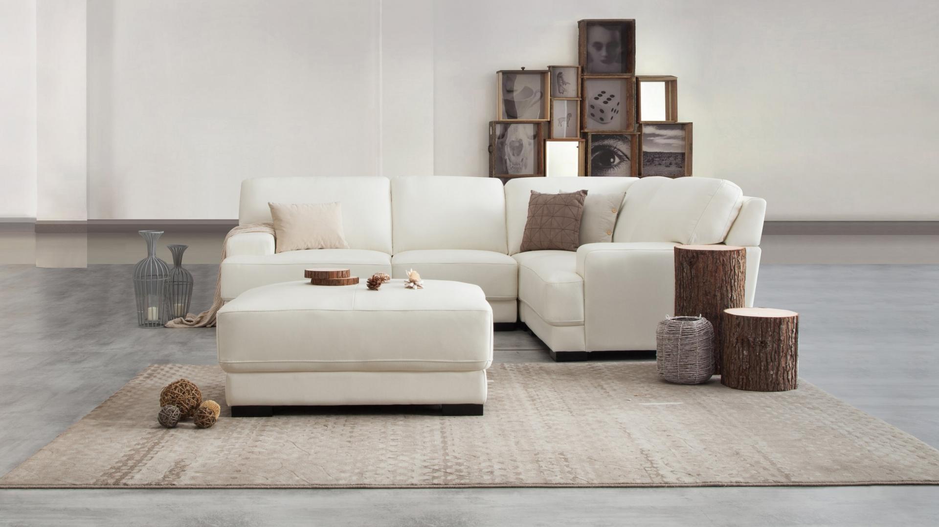 Volante Leather Corner Lounge Option E 5 Thumbnail