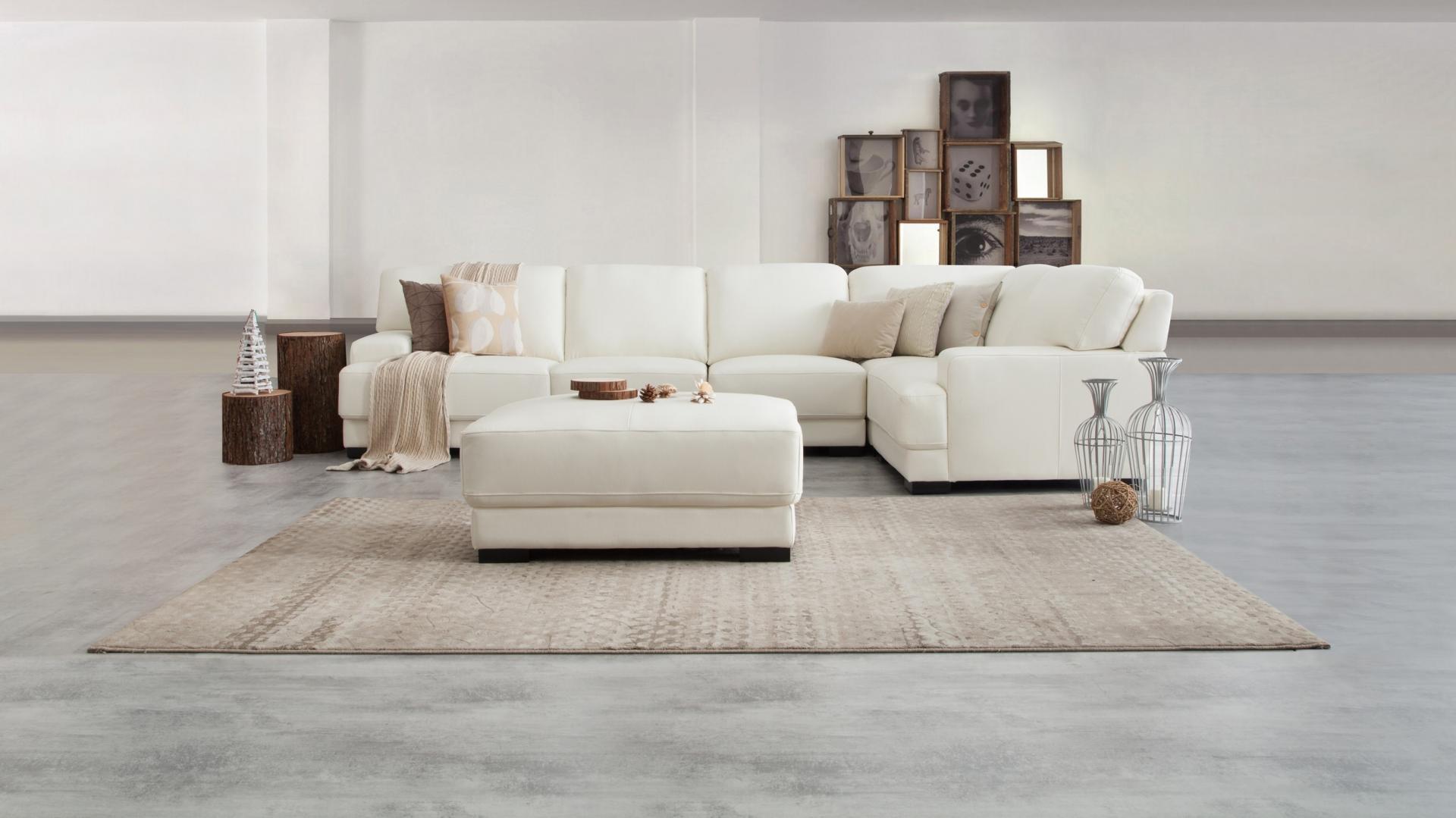 Volante Leather Corner Lounge Option F 5 Thumbnail